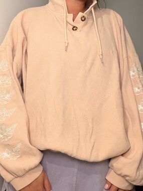 Boys Lie Light Blush Hooded Sweatshirt